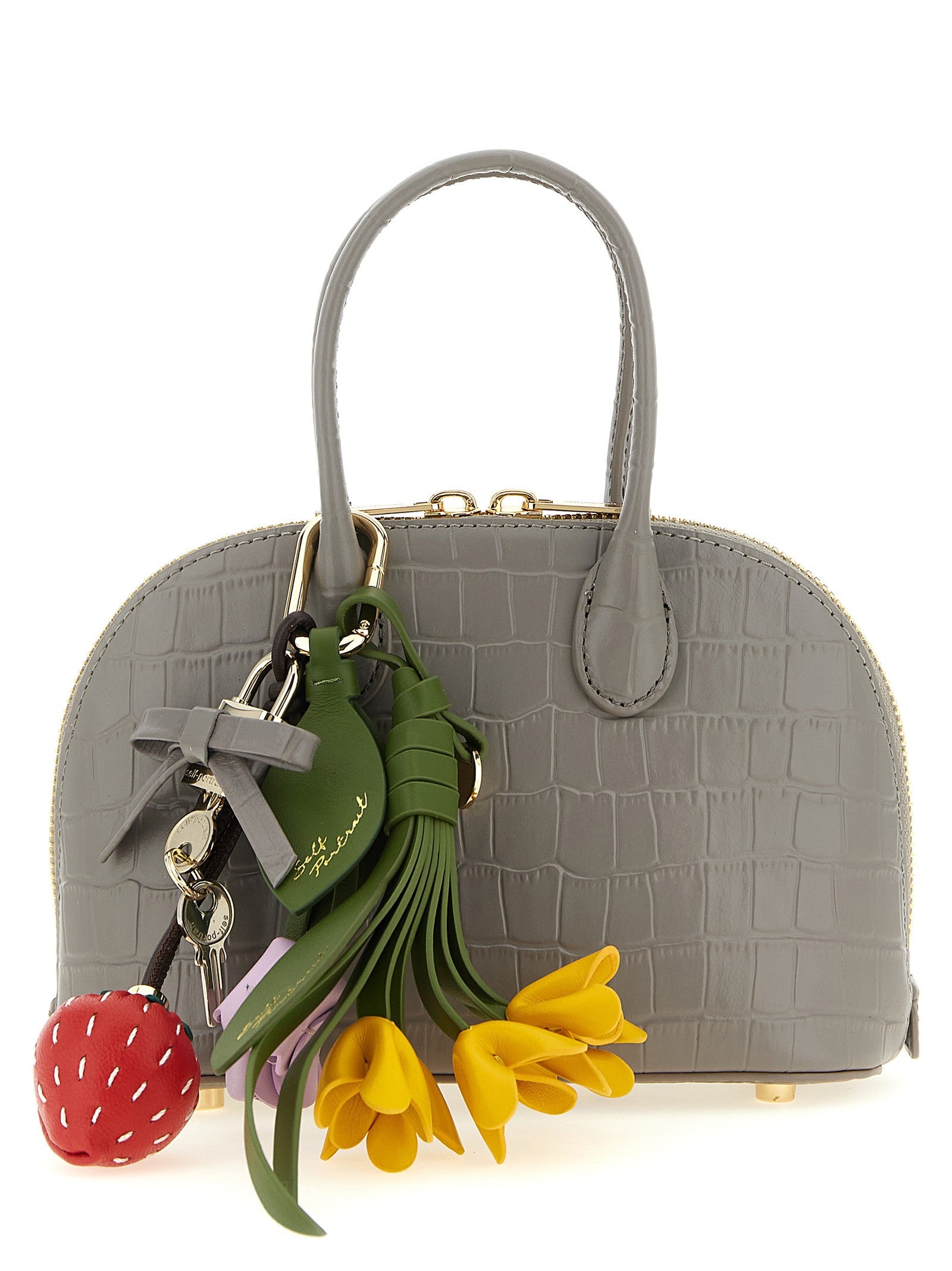 'Croc Leather Mini Toast' Handtasche
