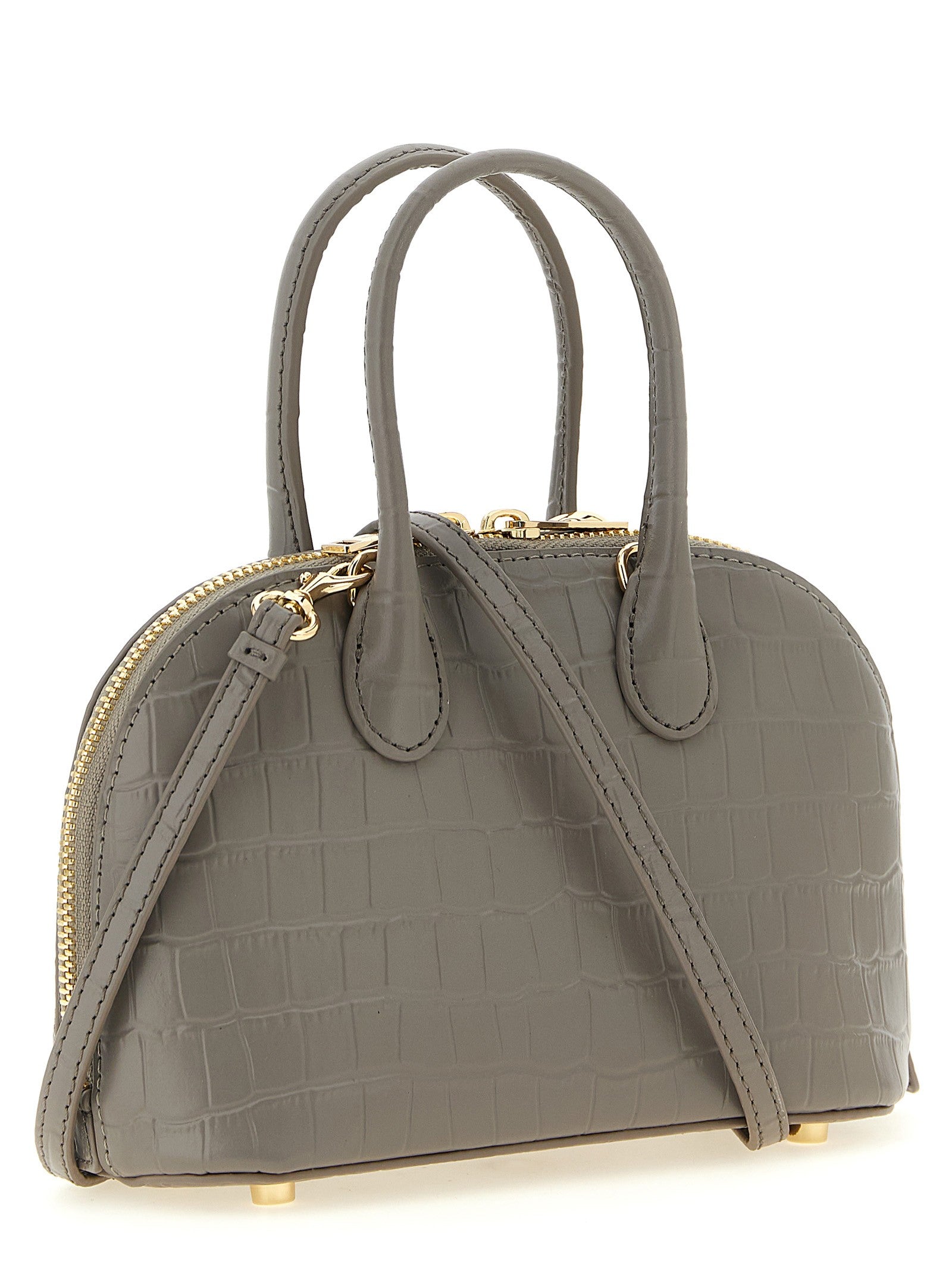 'Croc Leather Mini Toast' Handtasche