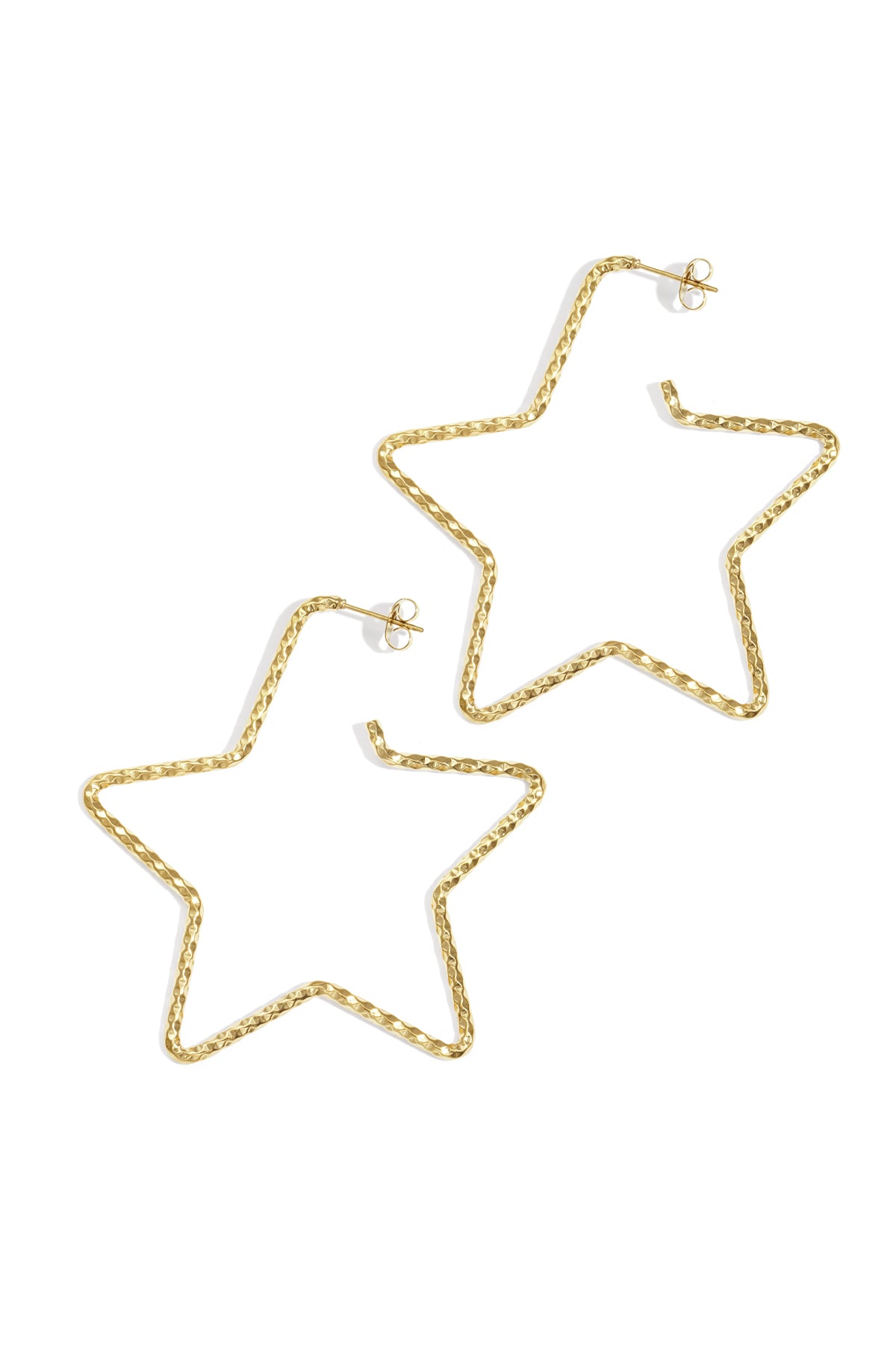 Edelstahl Creolen Stern Casual Täglich Einfache Serie frauen schmuck