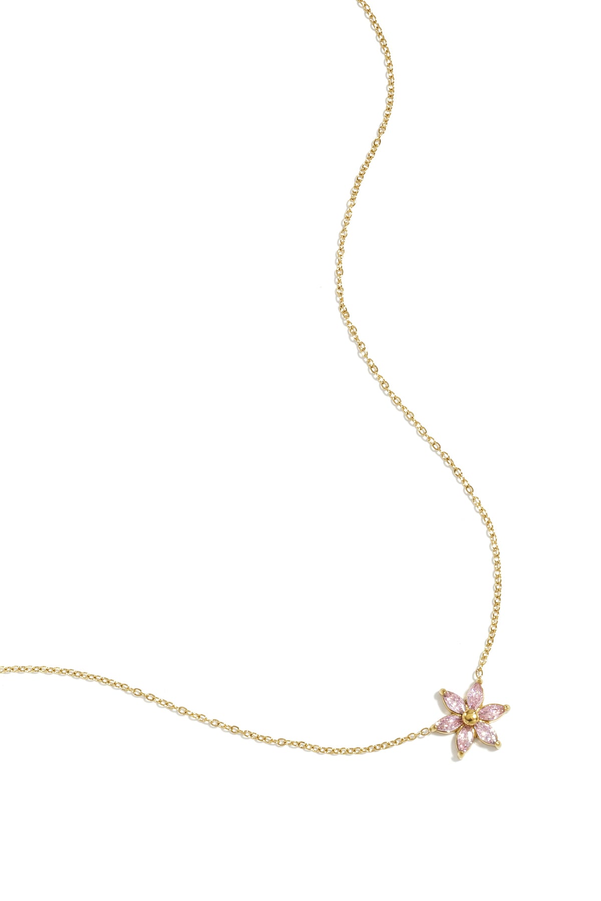 Halskette mit Strassblume