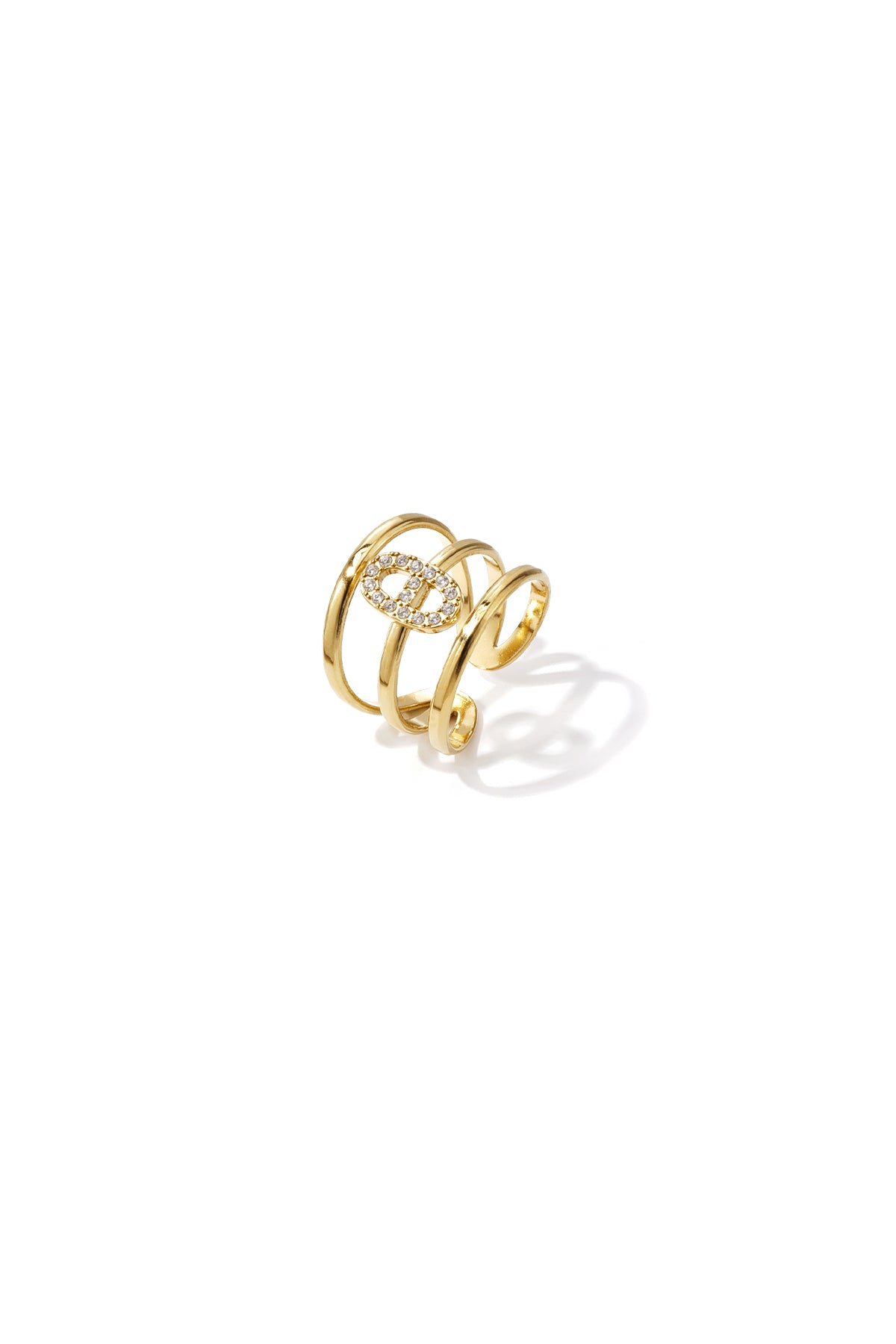 3-stufiger Ring mit elliptischem Set