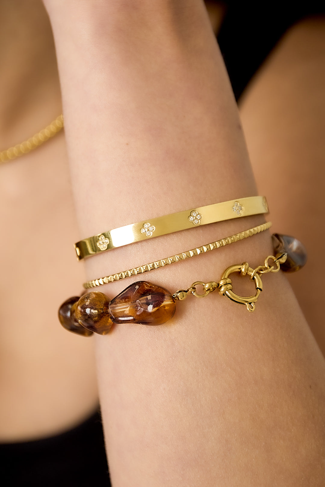 Acryl Perlen Armbänder Perlen Retro Täglich Klassische Serie frauen schmuck