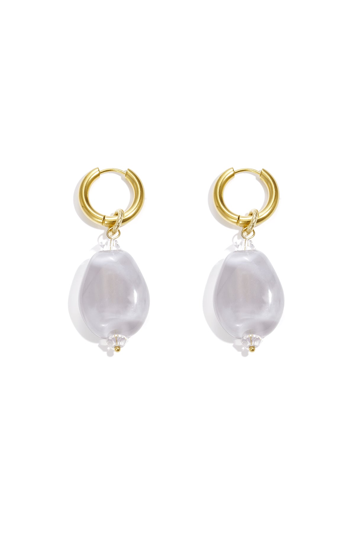 Ohrringe mit asymmetrischer Perle