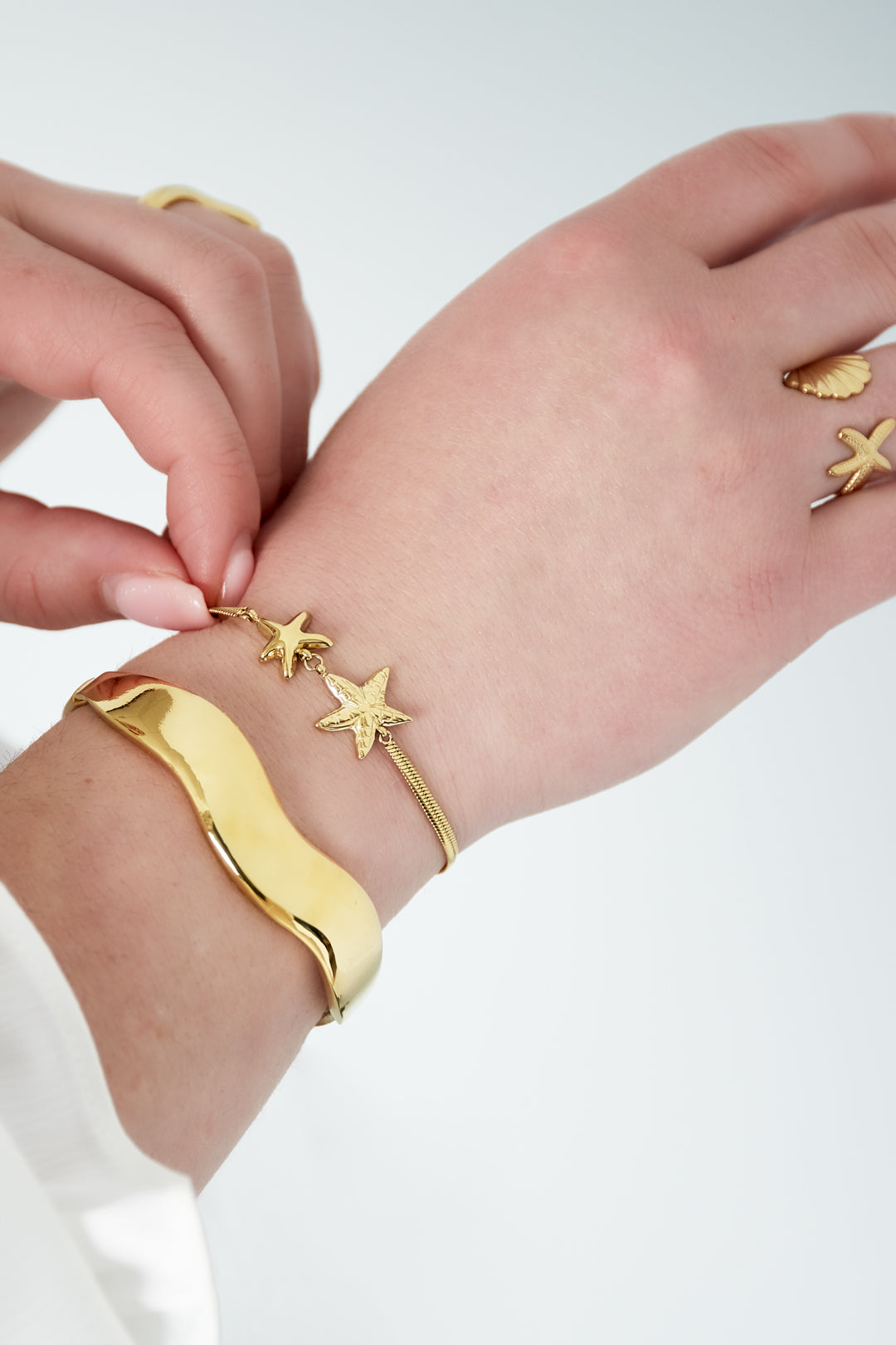 Doppelstern-Armband