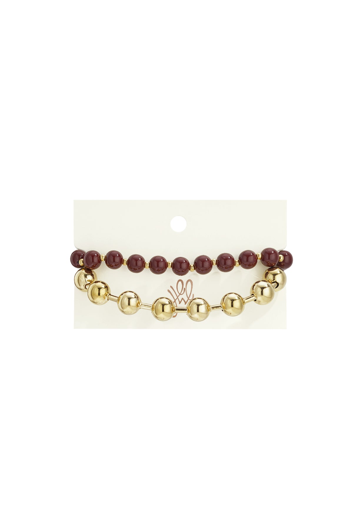 Gliederarmbänder aus Perlen