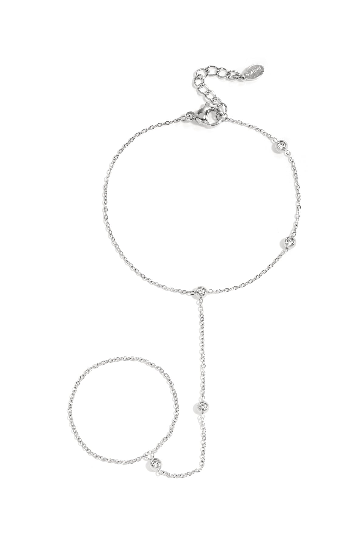 Handkette mit asymmetrischen Steinen