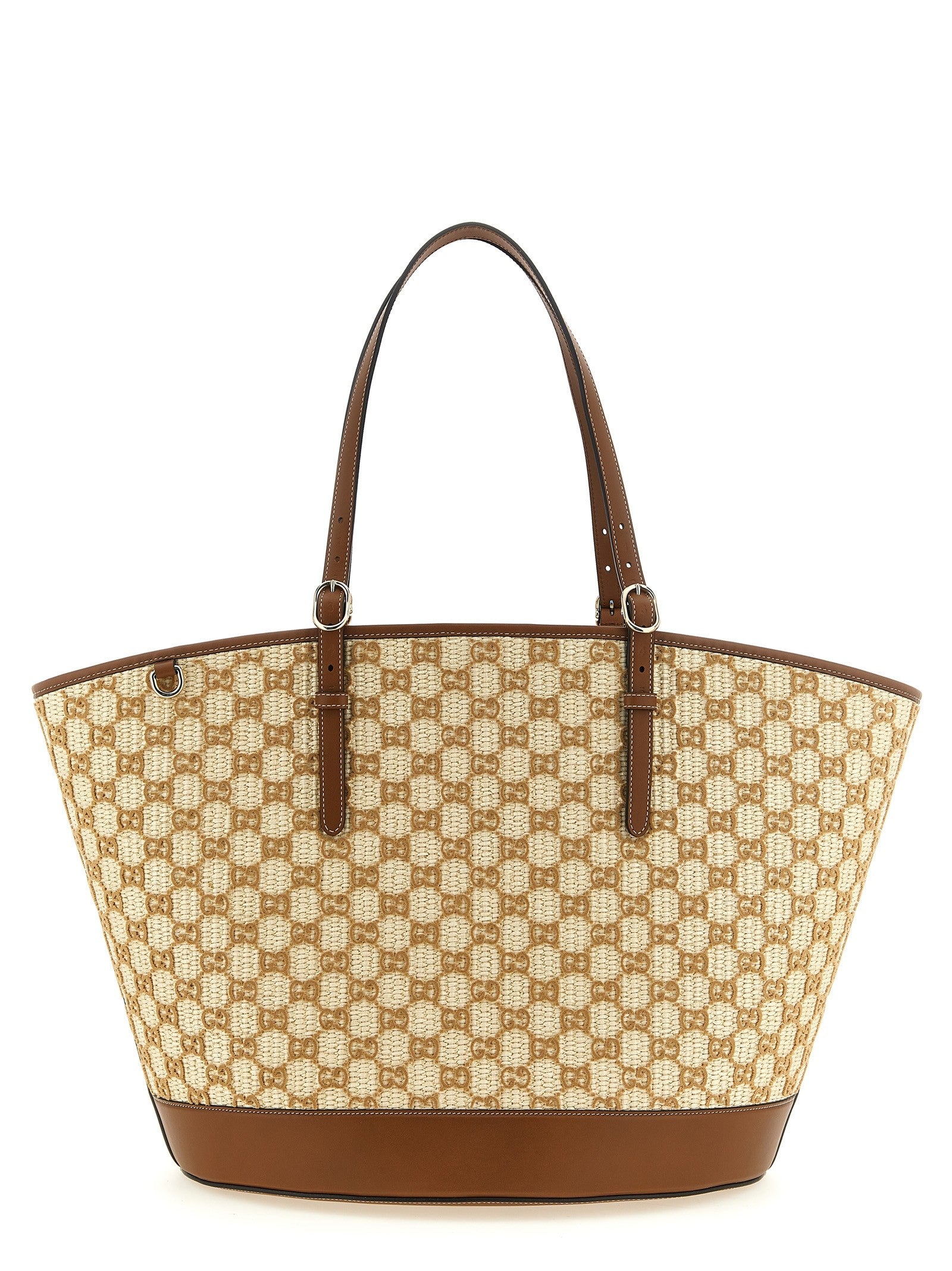 Große geflochten Einkaufs Tasche