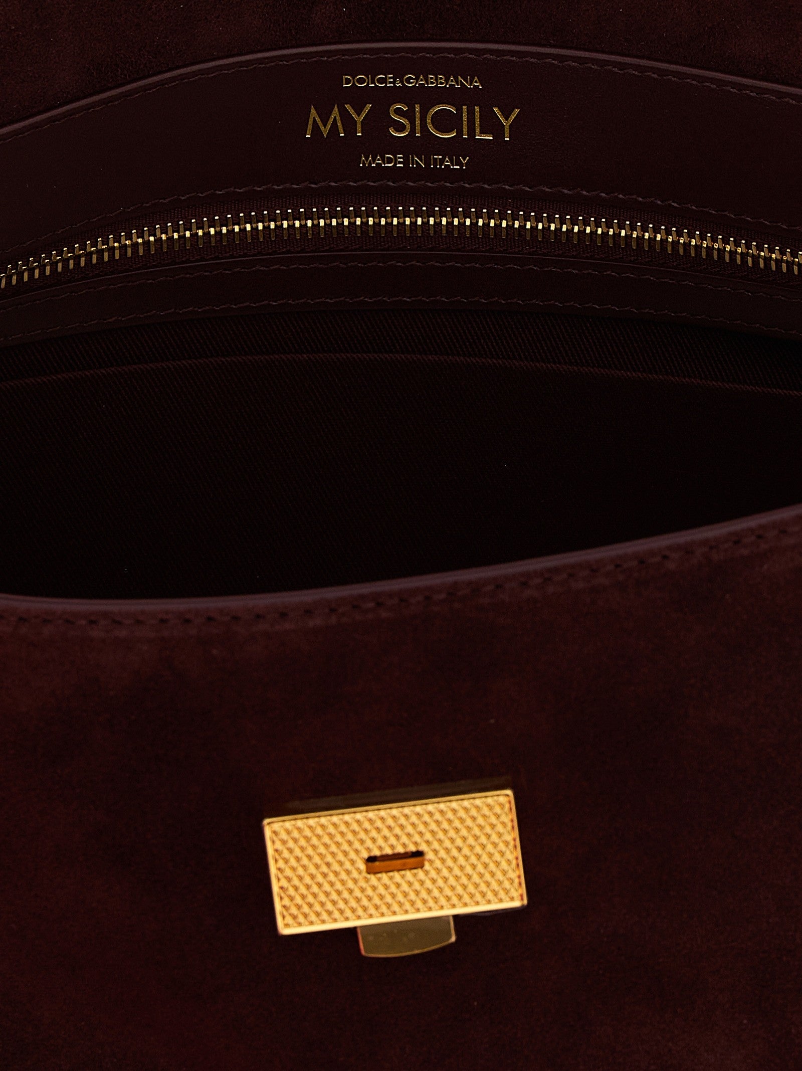 Medium Wildleder 'My Sicily' Handtasche