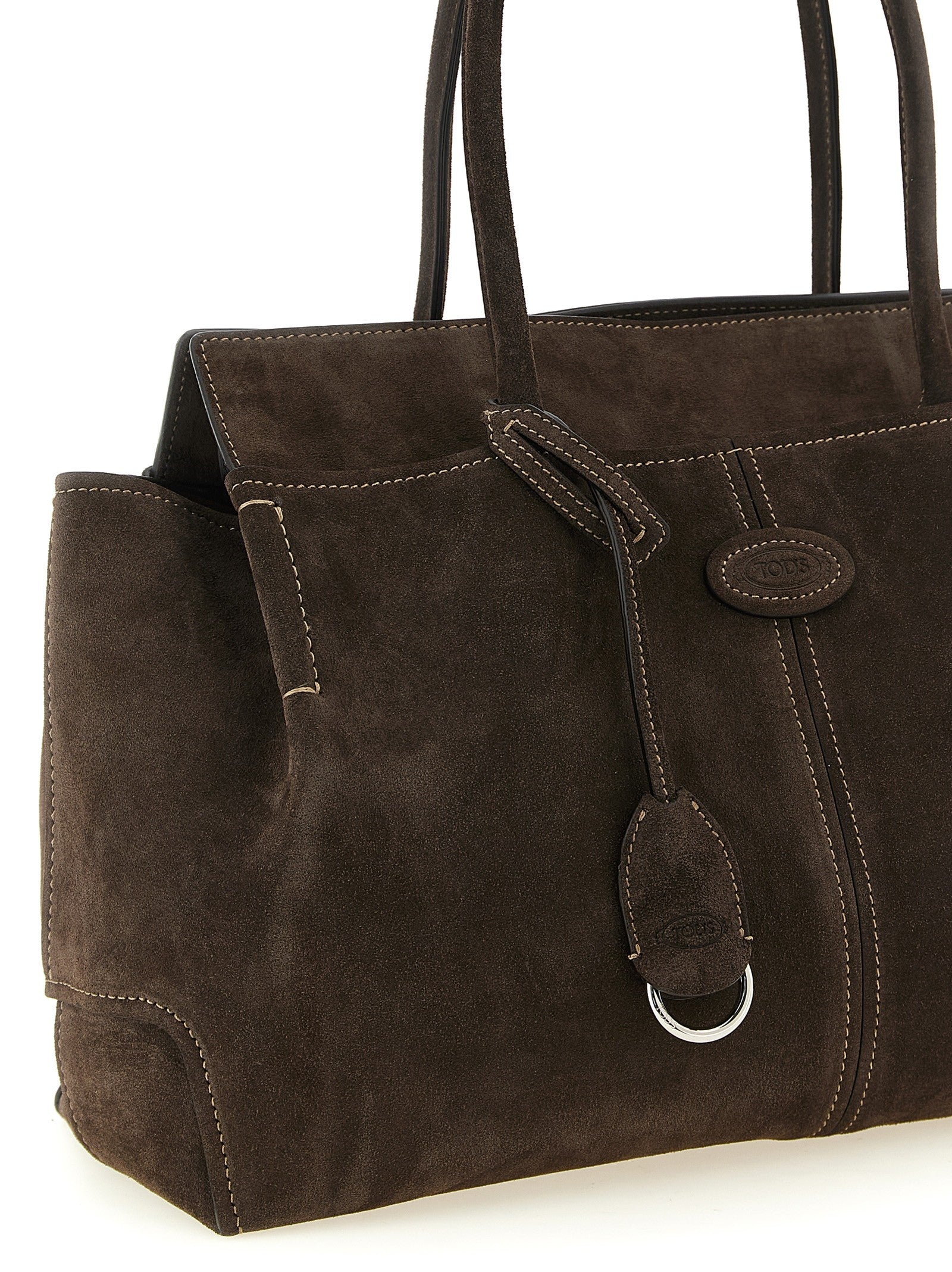 Medium Wildleder Einkaufs Tasche