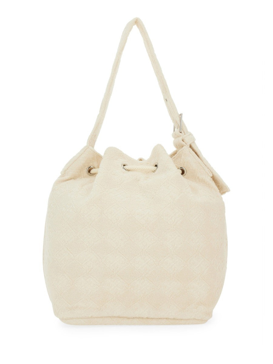 OVERSIZED "T MONOGRAM" Beuteltasche