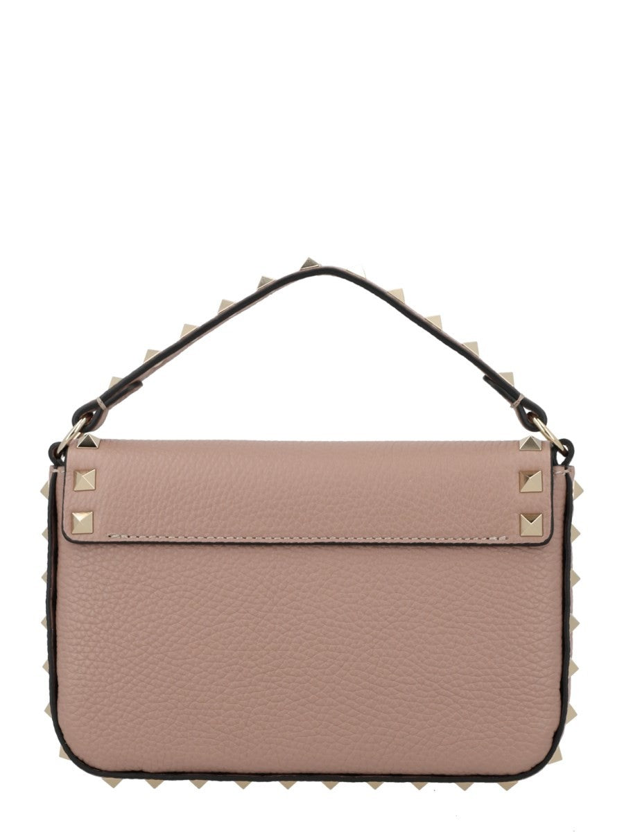 Etui ROCKSTUD IN VITELLO GRANATO