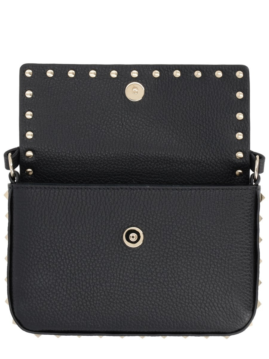 Etui ROCKSTUD IN VITELLO GRANATO