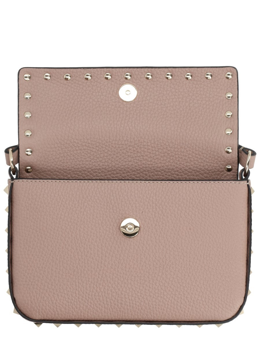 Etui ROCKSTUD IN VITELLO GRANATO