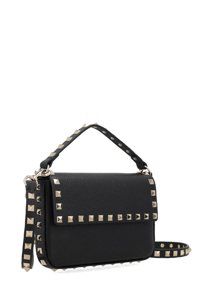 Etui ROCKSTUD IN VITELLO GRANATO