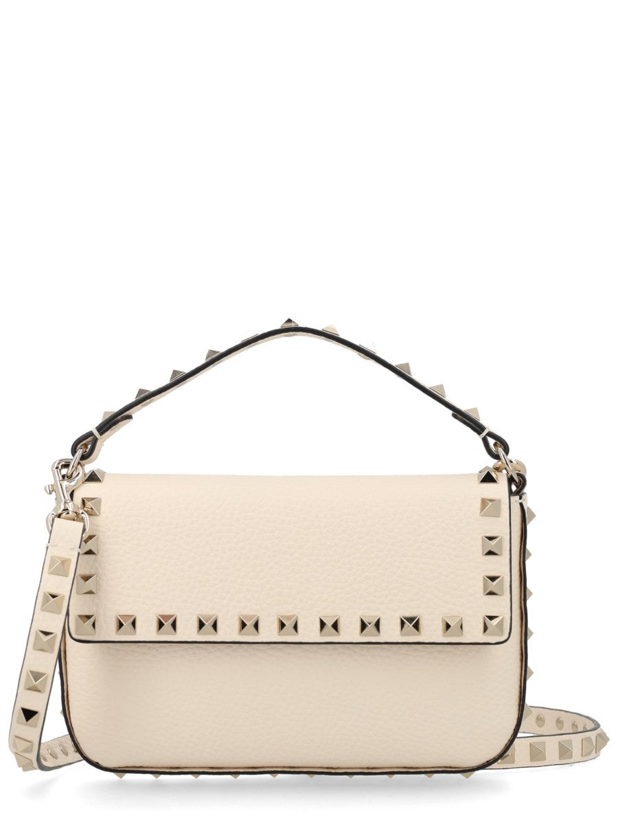 Etui ROCKSTUD IN VITELLO GRANATO
