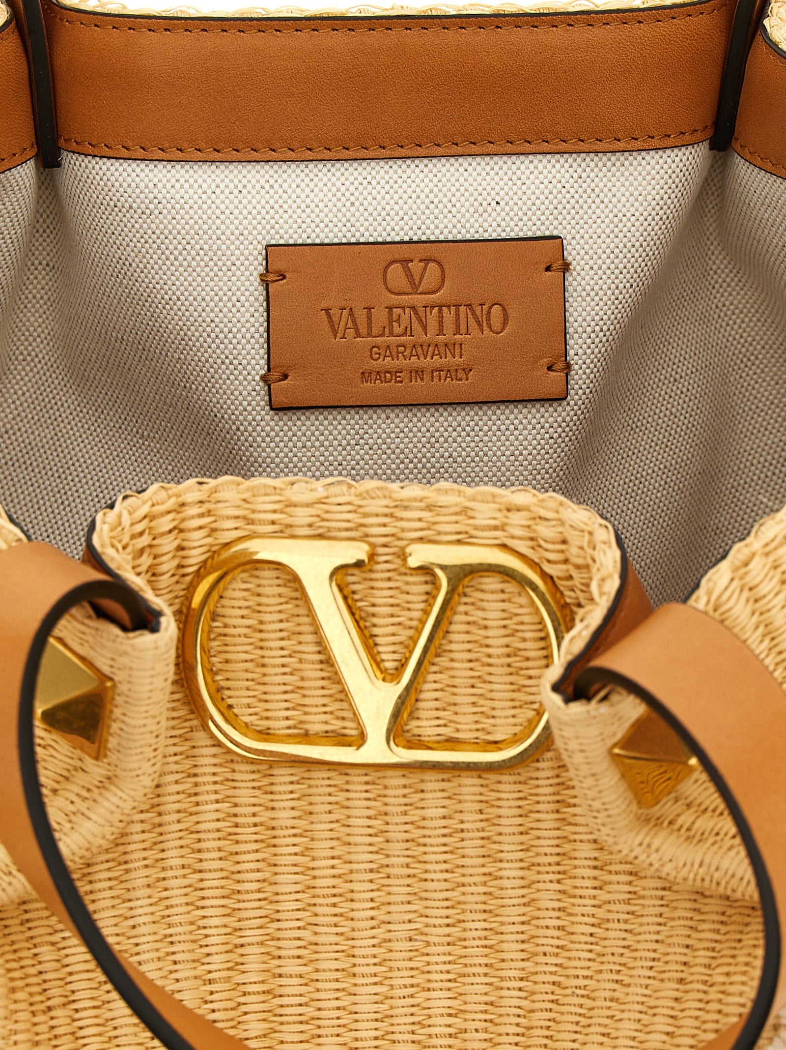 Einkaufs Valentino Garavani Medium raffia