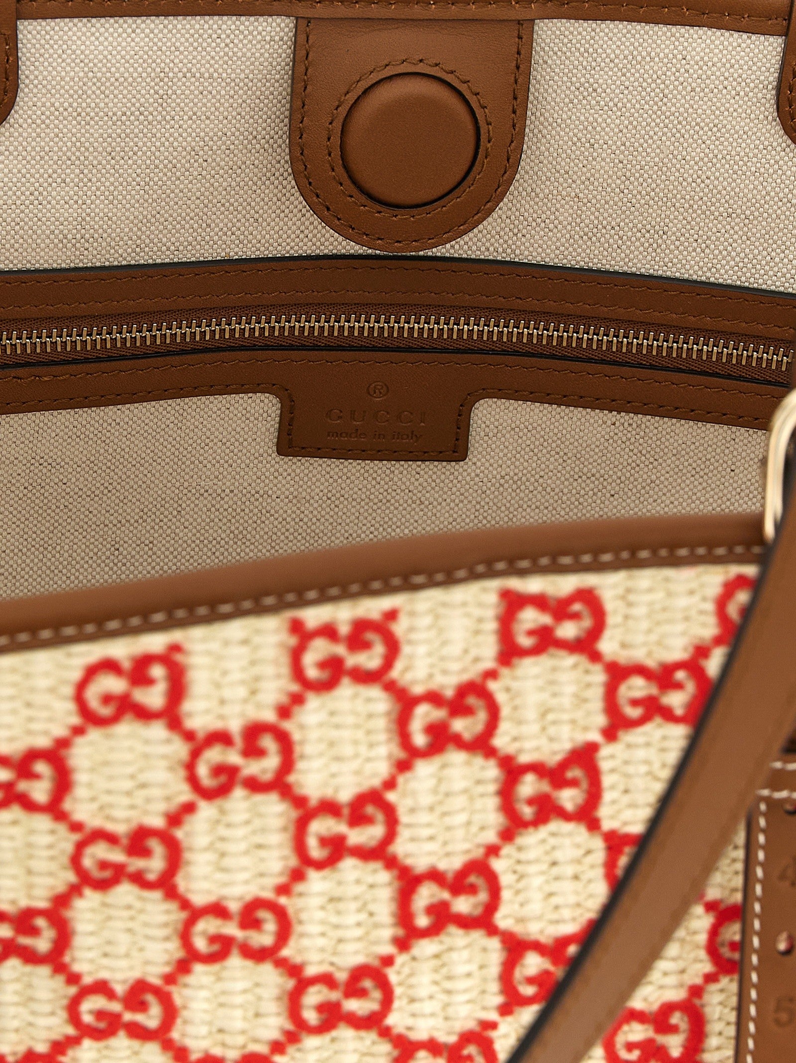 Kleine geflochten Einkaufs Tasche