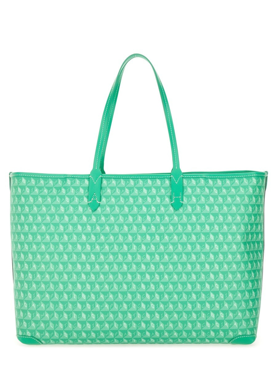 Shopper Mit "I AM A PLASTIC BAG" Muster