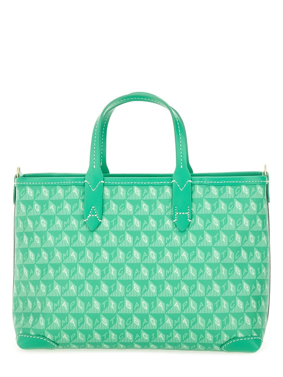 XS Shopper Mit "I AM A PLASTIC BAG" Muster